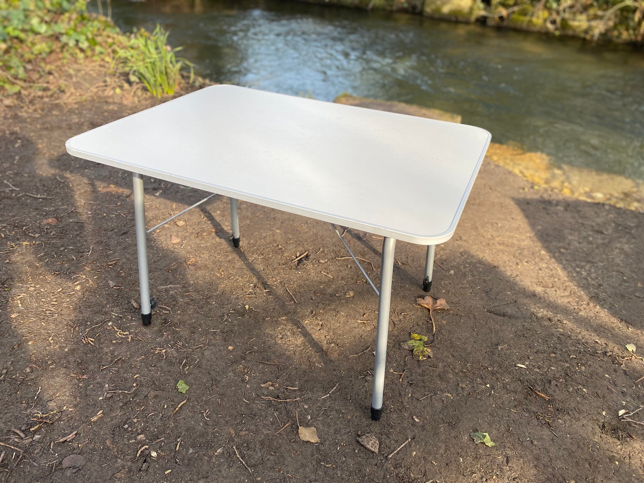 White Foldable Camping Table