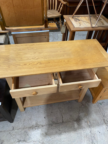 Oak Veener Hallway Console Table