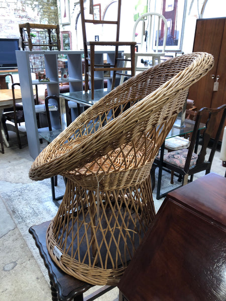 Wicker Egg Bucket Chair