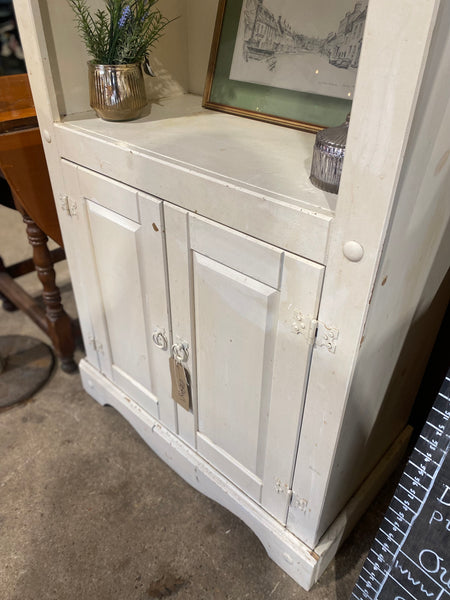 Painted Bookshelf & Cupboard