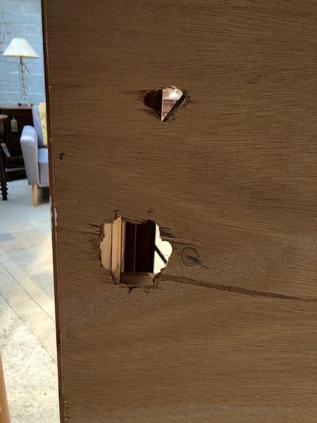 Pine Glass Fronted Cabinet
