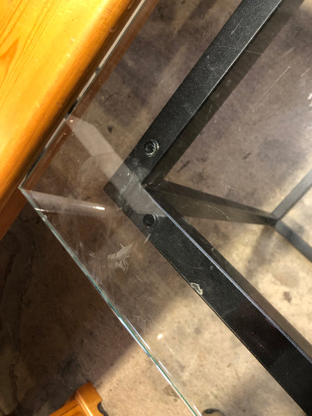 Glass & Metal Desk