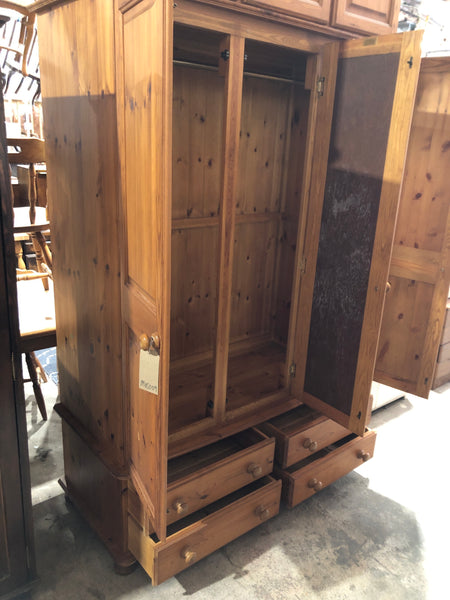 Pine Triple Wardrobe