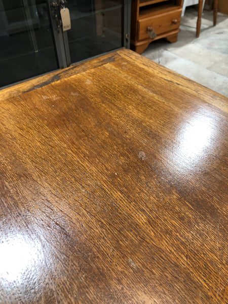 GHC - Vintage Oak 2 Drawer Teachers Desk