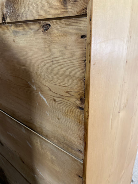 Large Rustic Pine Chest of Drawers