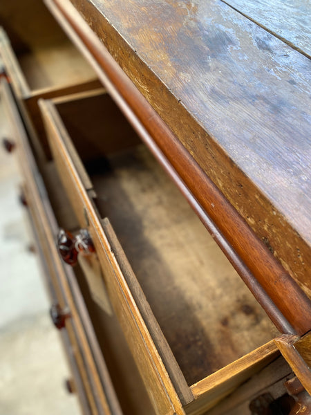 Victorian Oak & Mahogany Chest of Drawers