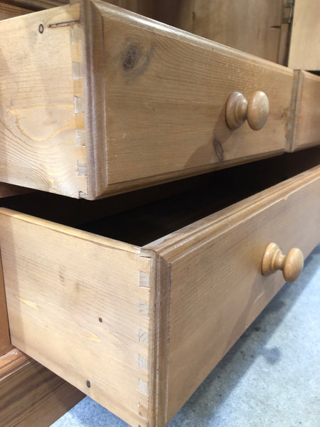 Solid Pine Double Wardrobe - GHC