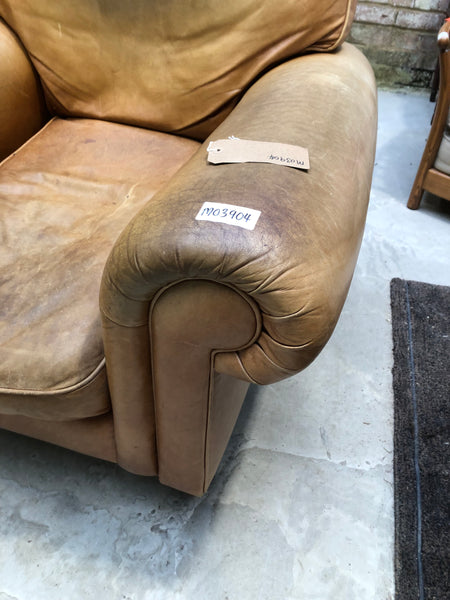 Tan Leather Armchair