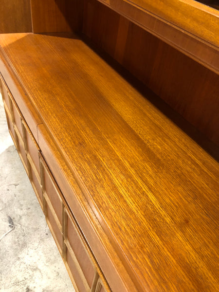Mid Century McIntosh Teak Display Cabinet