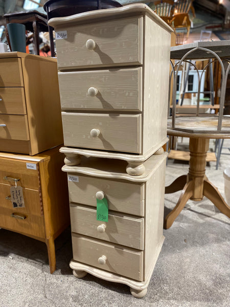 REF - Pair of Painted Bedside Tables