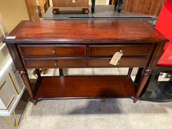 Four Drawer Console Table