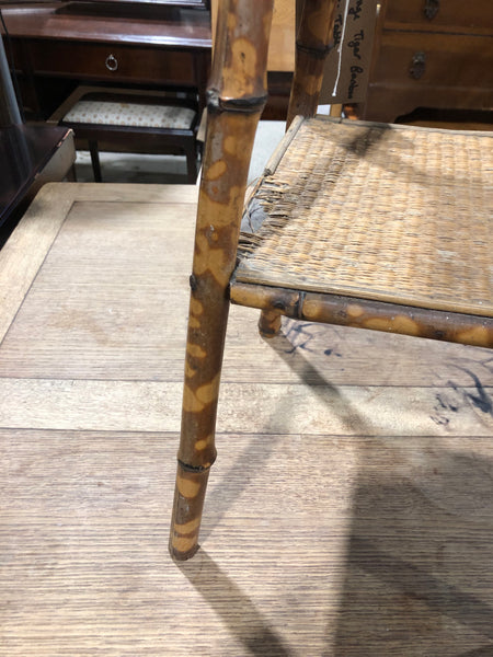 Vintage Tiger Bamboo Side Table
