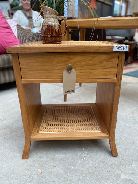 Charles Orchard Rattan Bedside Table