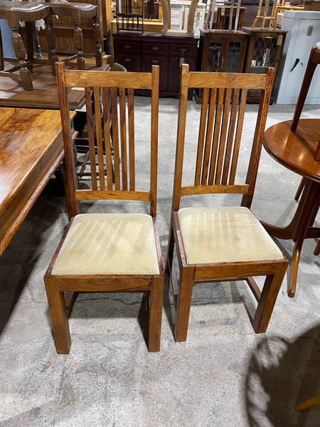 Large Rosewood Dining Table + 4 Chairs