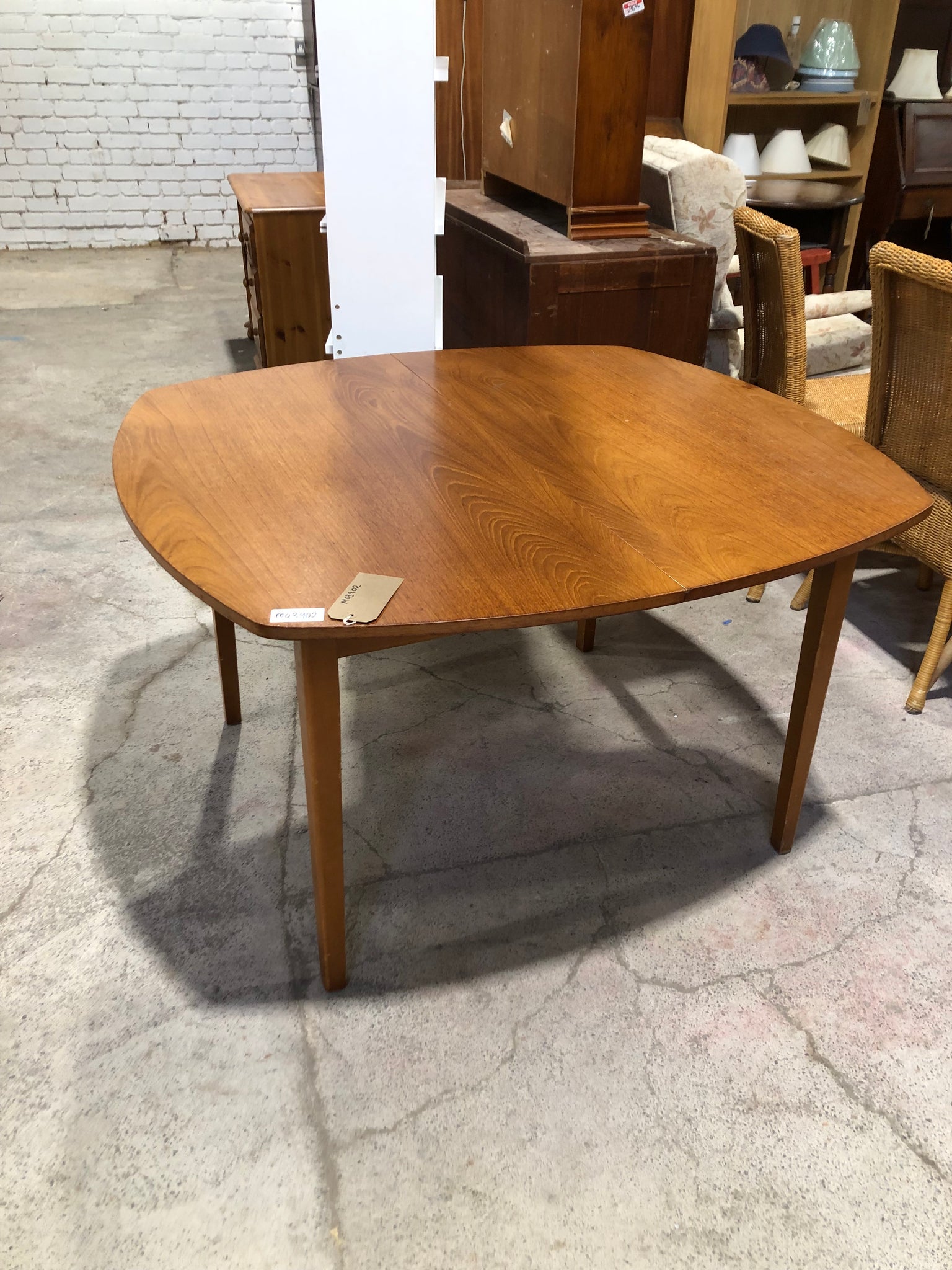 Teak Extending Dining Table