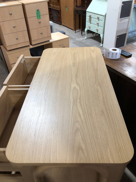 John Lewis Contemporary Oak Tallboy Chest of Drawers