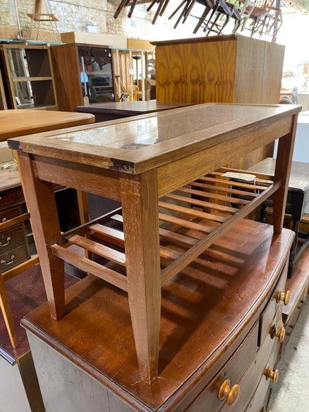 Small Glass Top Coffee Table