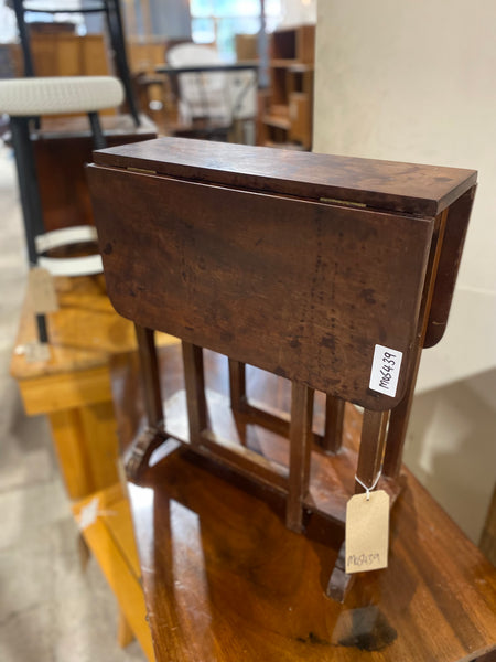 Mahogany Drop Leaf Side Table
