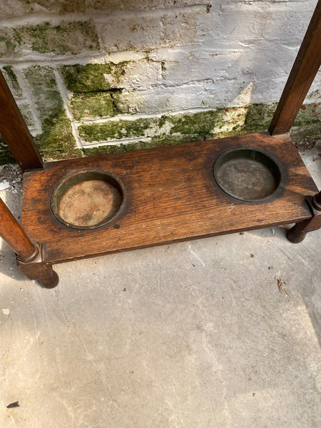 GHC - Antique Oak Hallway Stand