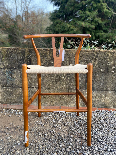 Mid Century Modern Wishbone Barstool