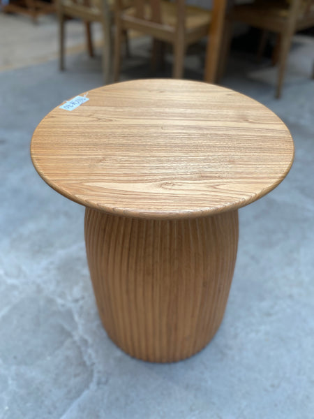 Charles Orchard Carved Round Side Table
