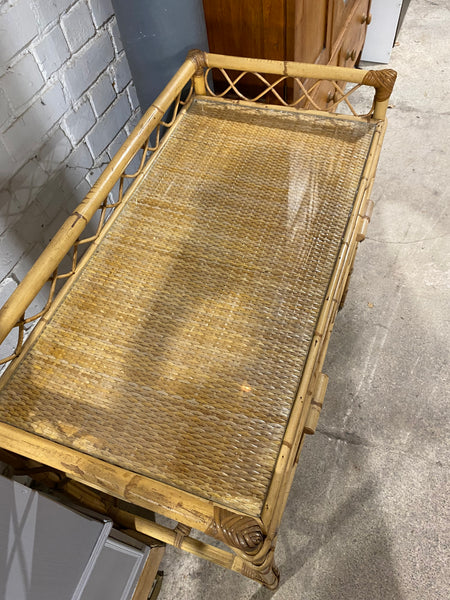 Bamboo Rattan Dressing Table