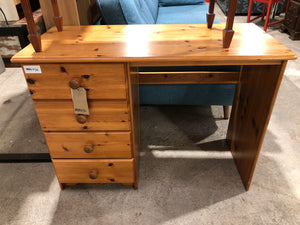 Pine 3 Drawer Desk