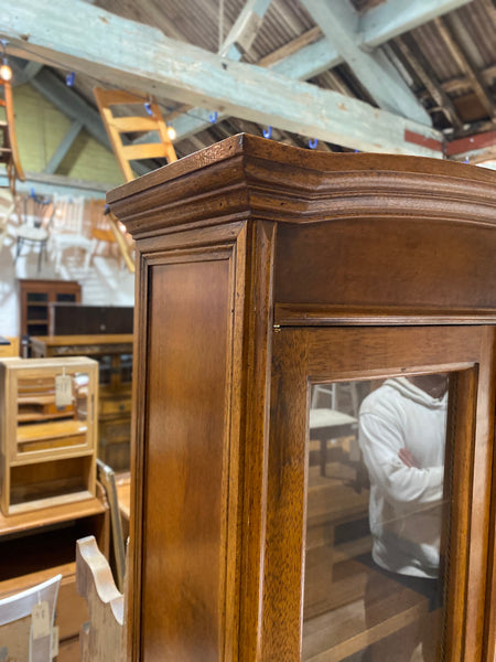 Narrow Bureau & Display Cabinet
