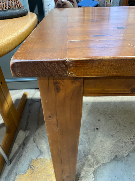 Large Heavy Duty Pine Dining Table