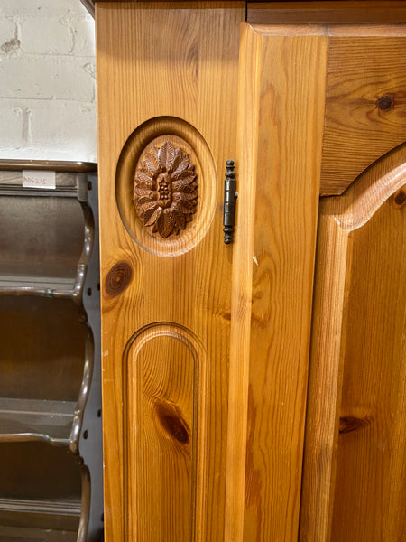 Pine Double Wardrobe REF