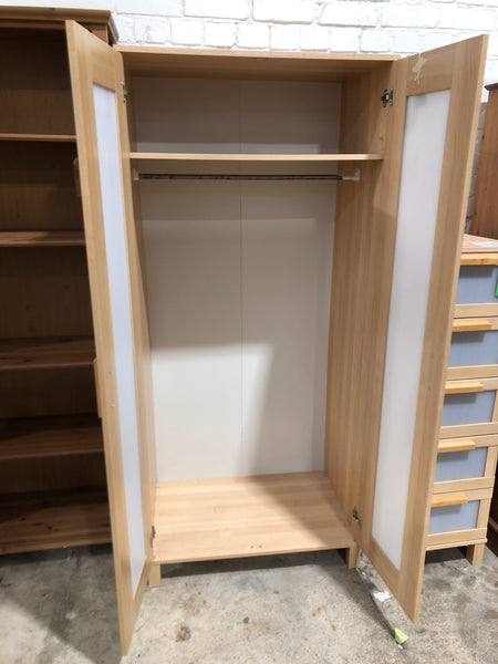 REF - Pale Wardrobe With Translucent Panels
