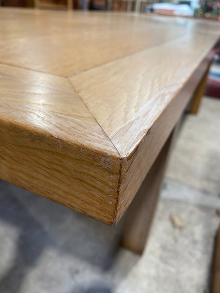 Large Extending Oak Dining Table