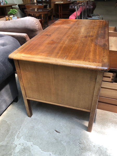 Vintage Pedestal Teachers Desk