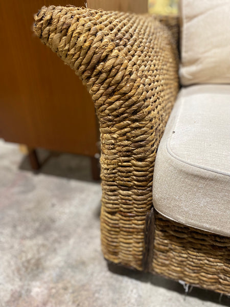 Pair of Wicker Armchairs