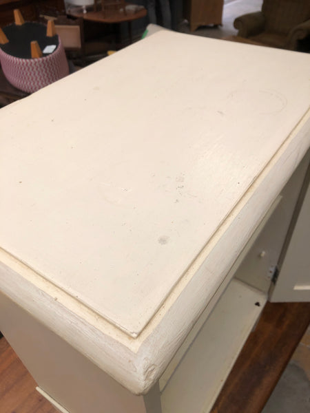 Antique Cream Painted Cupboard