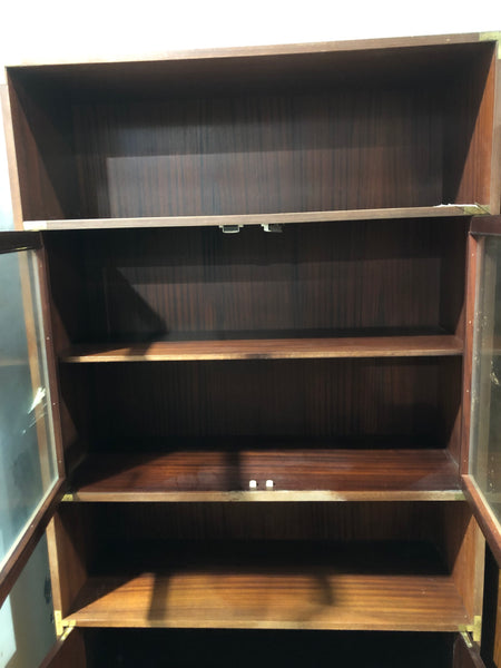 Vintage Display Cabinet with Cupboard