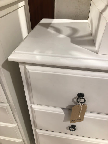 French Style White Chest of Drawers