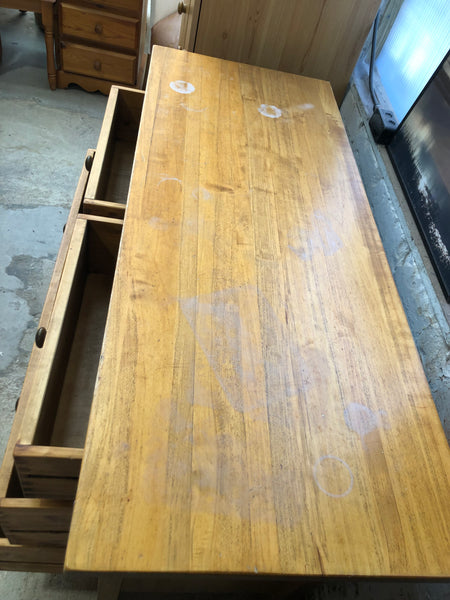 Wooden Chest of Drawers with Decorative Dovetail Joint Detail