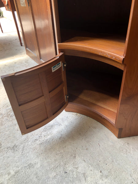 GHC - Nathan Mid Century Teak Corner Unit