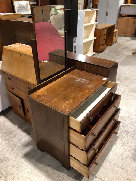 Vintage 4 Drawer Dressing Table