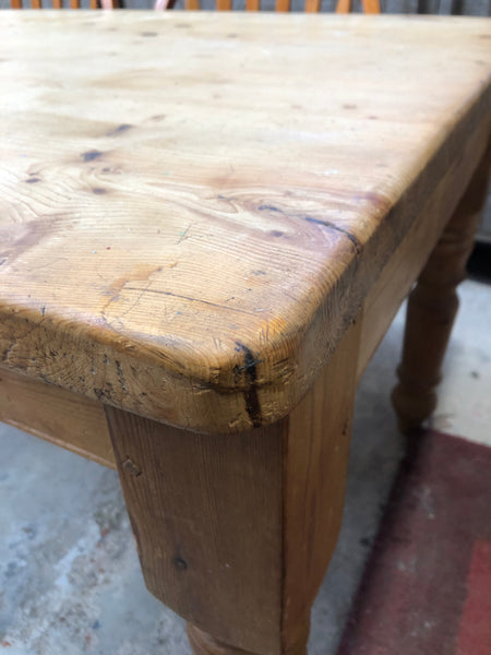 Rustic Pine Farmhouse Table