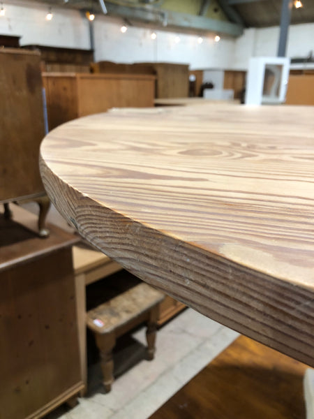 Small Round Pine Dining Table