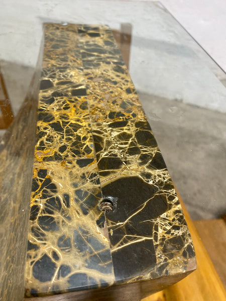 GHC - Vintage Tiled Marble Side Table By Tsaro