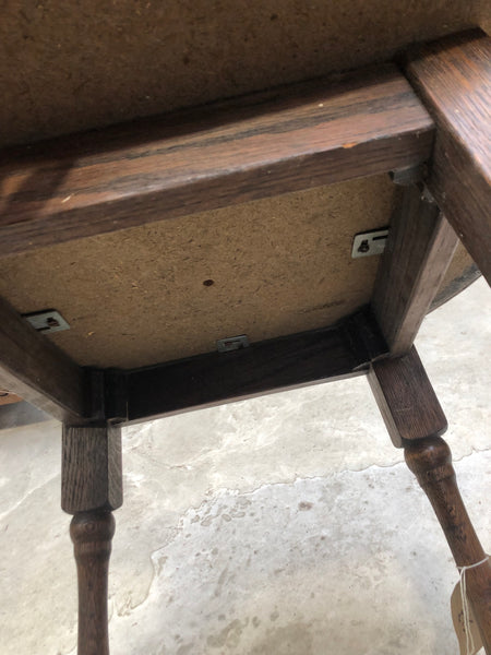 Metal Top Side Table