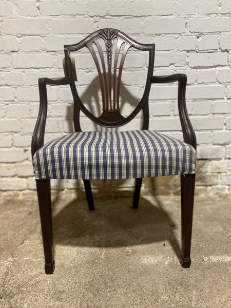 Antique Shield Back Carver Chair