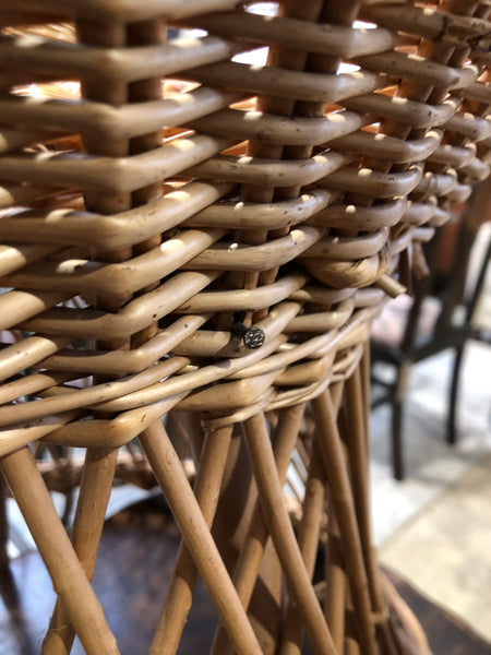 Wicker Egg Bucket Chair