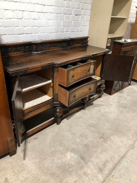 Antique Stained Oak Sideboard