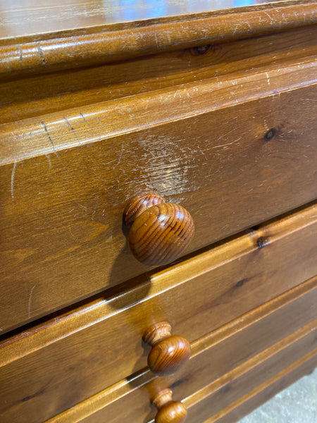 REF - Large Pine Chest of Drawers