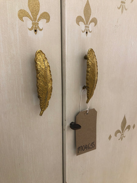 Decorative Cream & Gold Wardrobe