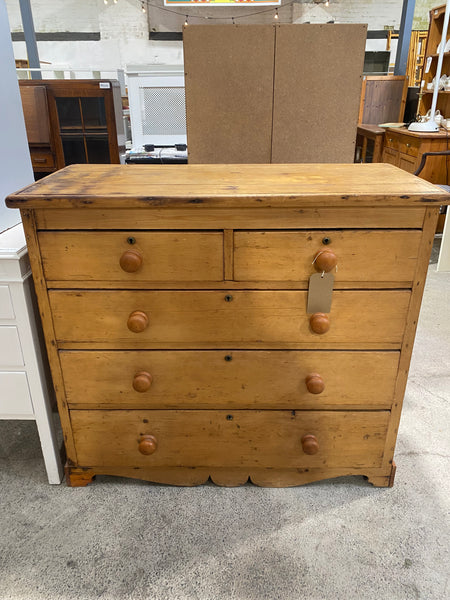 Antique Pine Chest of drawers